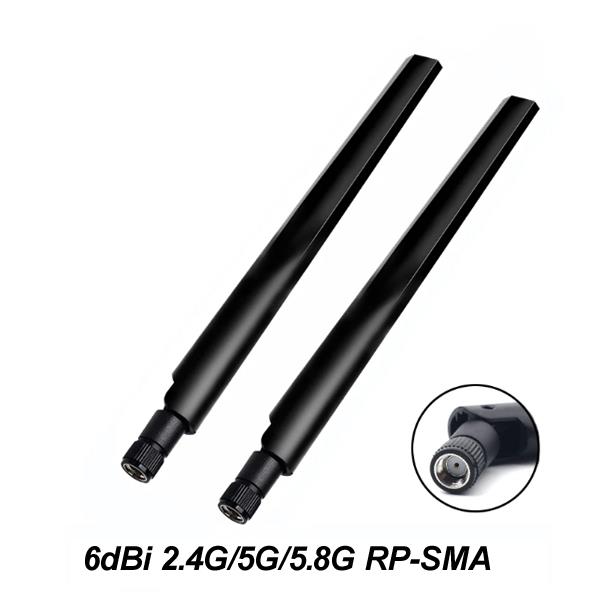2.4GHz/5.8GHz Wi-Fi antenna with RP-SMA for Mini PCI Card Camera USB Adapter Wireless Network Router 