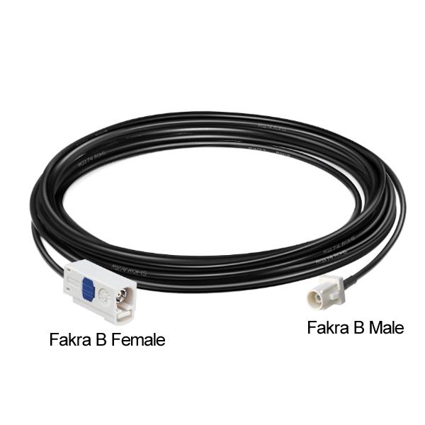 Fakra B Male to Female Coaxial Cable RG174 for Car Radio Antenna Extension Cable Radio Pigtail Cable 