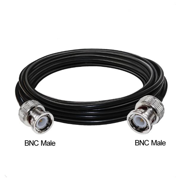 RG58 Extension Cable BNC Male to BNC Male Jumper Low Loss CB Radio Coax Cable 