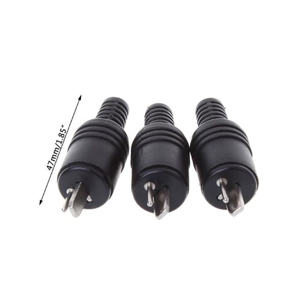 2 Pin DIN Speaker Plug 2-Pin Plug Hifi Loudspeaker Cable Solder Connector 